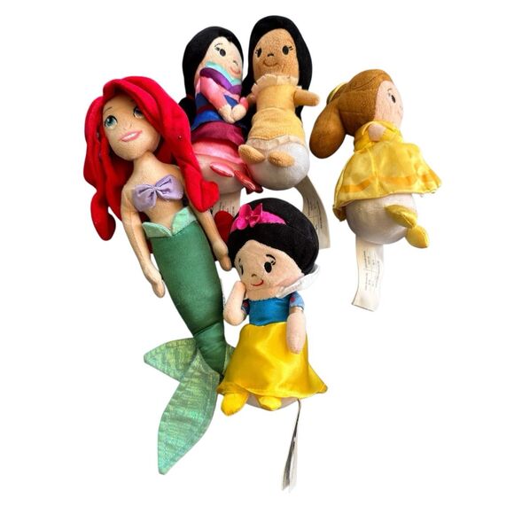 Disney Princess Plush Doll bundle 5 pcs  20041 - Picture 1 of 3